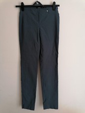 Robell Rose Grey Trousers UK 10 Full length