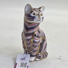 Royal Crown Derby Standing Cat