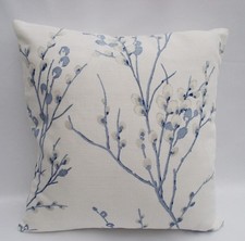 Handmade Cushion Cover in Laura Ashley/Ashley Wilde Pussy Willow Seaspray