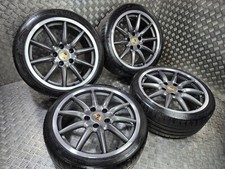 Genuine OEM Porsche Boxster Cayman S 19" Carrera Sport Alloy Wheels GTS 987 RARE