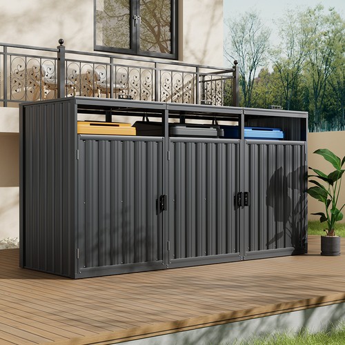 Wheelie bin storage unit - wheelie,