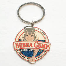 Bubba Gump Shrimp Co Restaurant & Market Jupiter Florida Logo Souvenir Keychain