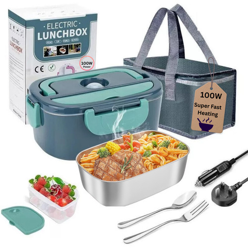 Heated lunch box 100w electric - heated,