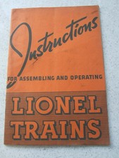 Lionel O gauge 1935 operators