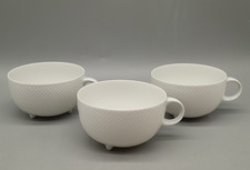Rosenthal Century 3 Tea Cups 5.5cm Tall Tapio Wirkkala Very Good Porcelain