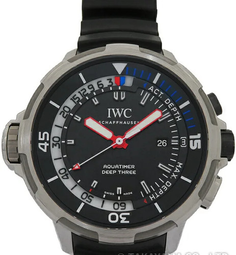 Iwc aquatimer deep - deep, three