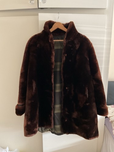 Vintage fur coat heavy warm - heavy,