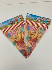 Pack of two winnie the pooh birthday party banners