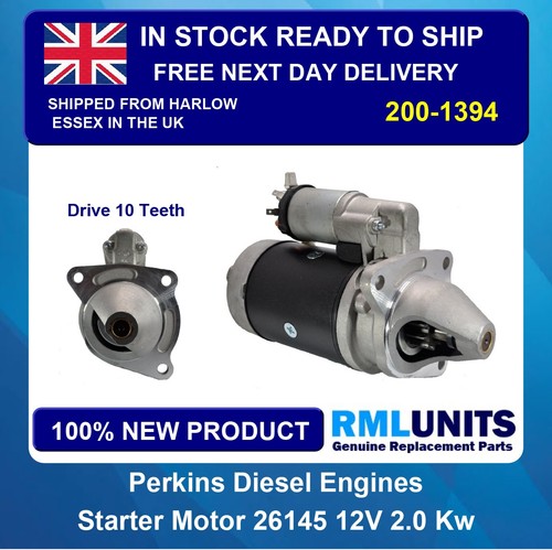 Starter motor for jcb 406 - motor,