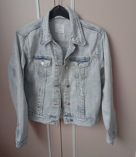 Ladies stone washed denim - washed,