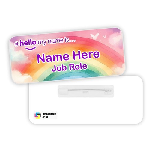Hello name badge - name, is