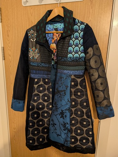 Desigual patchwork coat - desigual,