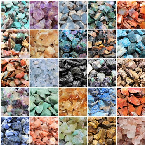 Natural rough crystals - crystals, &