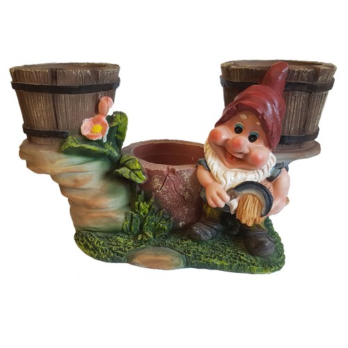 Garden gnomes large plant - gnomes,