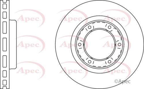 Apec red front brake - 2x, discs
