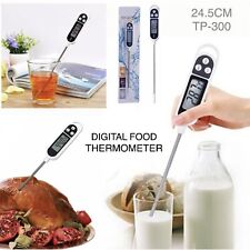 Accurate Digital Food Thermometer LCD Display Cooking Baking Meat Probe Instant