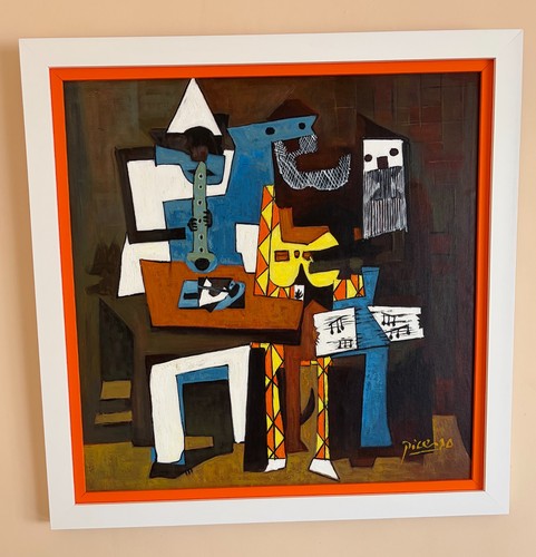 Picasso three musicians - picasso,