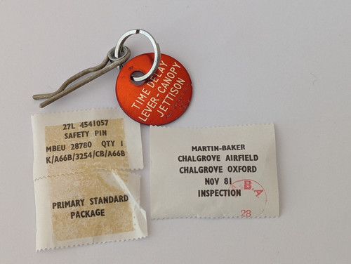 Martin baker ejection - ejection, seat