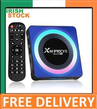 Android Smart TV BOX 13.0 4GB RAM 32GB ROM Quad-Core 64bit Support 8K 3D 1080P