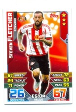 2015-2016 Match Attax Common Card - 270 - Steven Fletcher - Sunderland