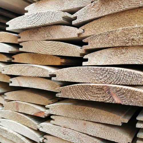 Log lap cladding - lap, x