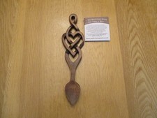 Welsh Wooden Love Spoon -