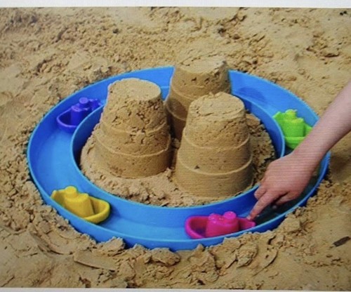 Sand castle moat toy beach - sand,