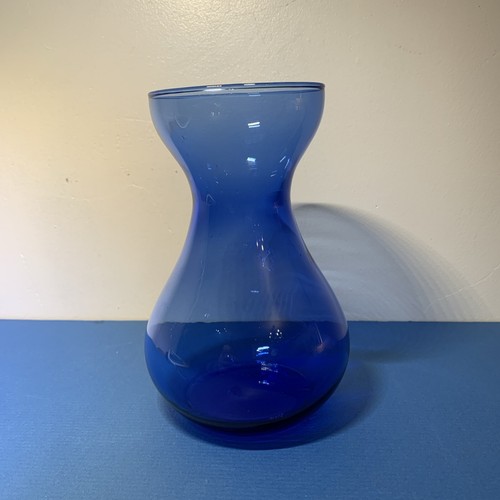 Cobalt blue glass hyacinth - cobalt,