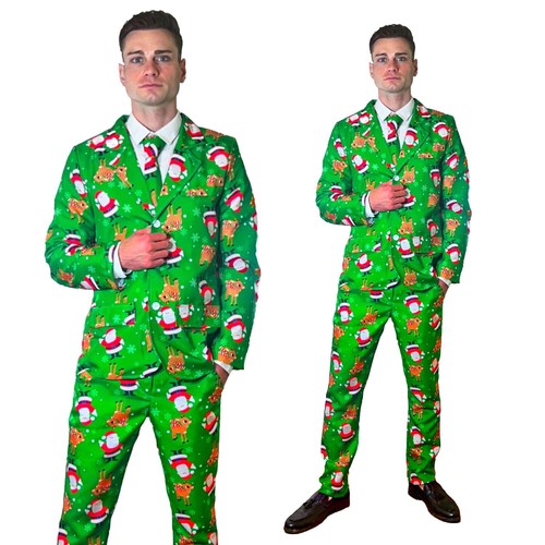 Christmas suit santa reindeer - santa,