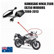 Black Motorcycle Rear View