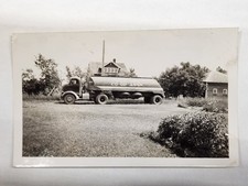 Found Photo Our Own Co-Op Assn.  Delivery Tanker Semi Truck Farm Milk Snapshot