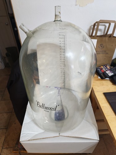 Vintage milking parlour glass
