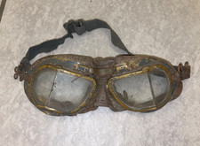 WW2 RAF Flying Goggles Mk VIII MK8 - Original, repaired during service