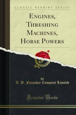 Engines threshing machines - threshing,
