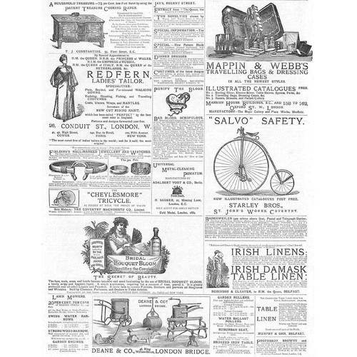 Victorian adverts lawn - victorian, adverts;