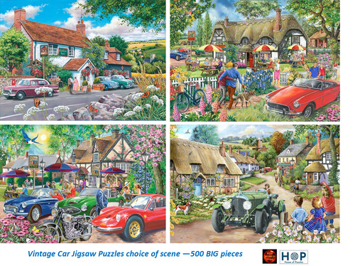 Classic vintage car jigsaw - classic,