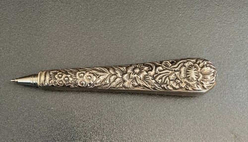 Vintage floral engraved silver - vintage,