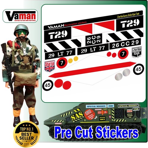 Action man stickers cherilea - stickers,