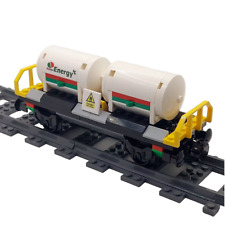 Made With LEGO® Bricks Train Double Tanker Oil Petrol Wagon Carriage 60336 60198