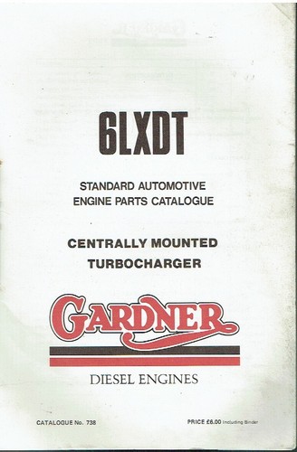 Gardner 6lxdt engine with - engine, (with