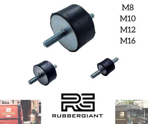 Rubber mount car boat bobbin - rubber,