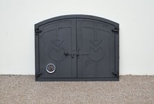48 x 38 cm cast iron door clay