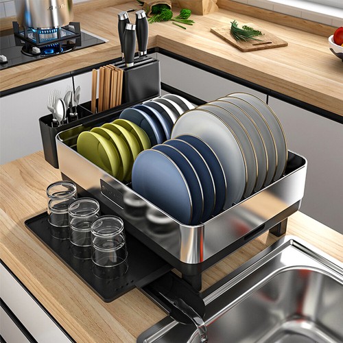Stainless steel dish drainer - stainless,