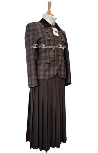 Smart ladies brown check - brown,