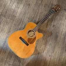 Greg Bennett by Samick OM-15CE Electric Acoustic Guitar Natural Used From Japan