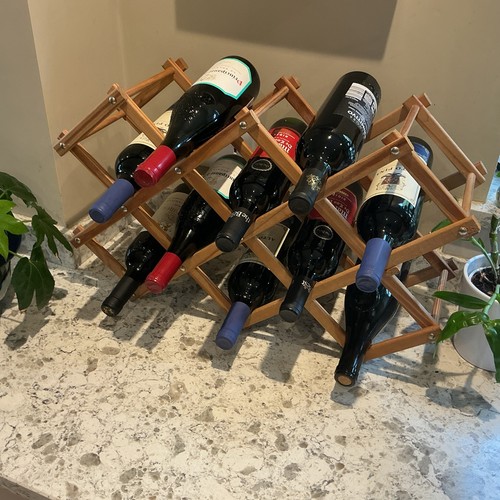 Vintage accordion wine - vintage, rack