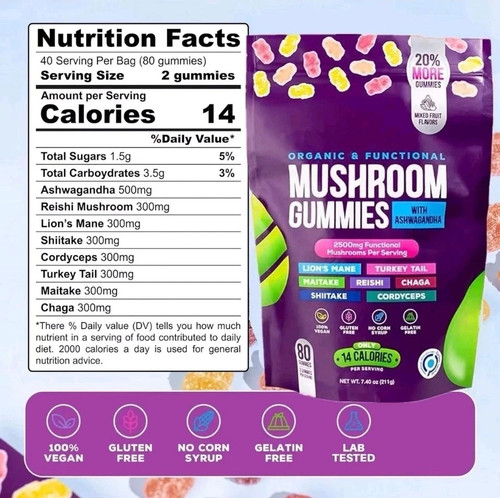 Mushroom complex gummies - complex,