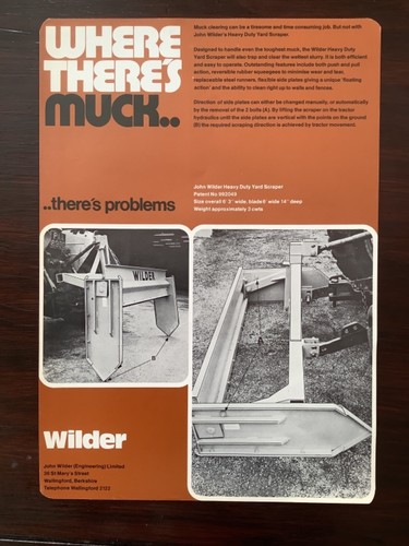 Wilder heavy duty yard scraper - wilder,