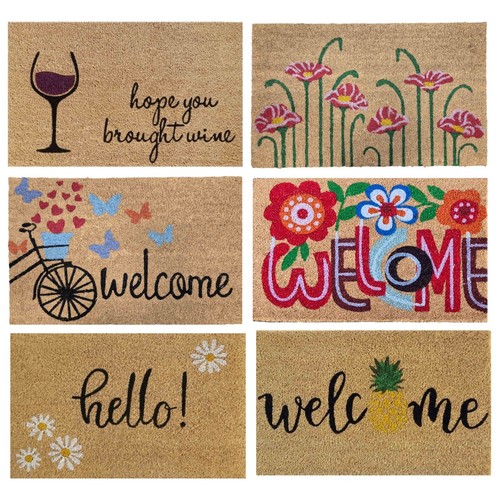 Door mat home entrace rug - home, coir