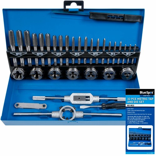 Bluespot 32pc metric tap and - metric,